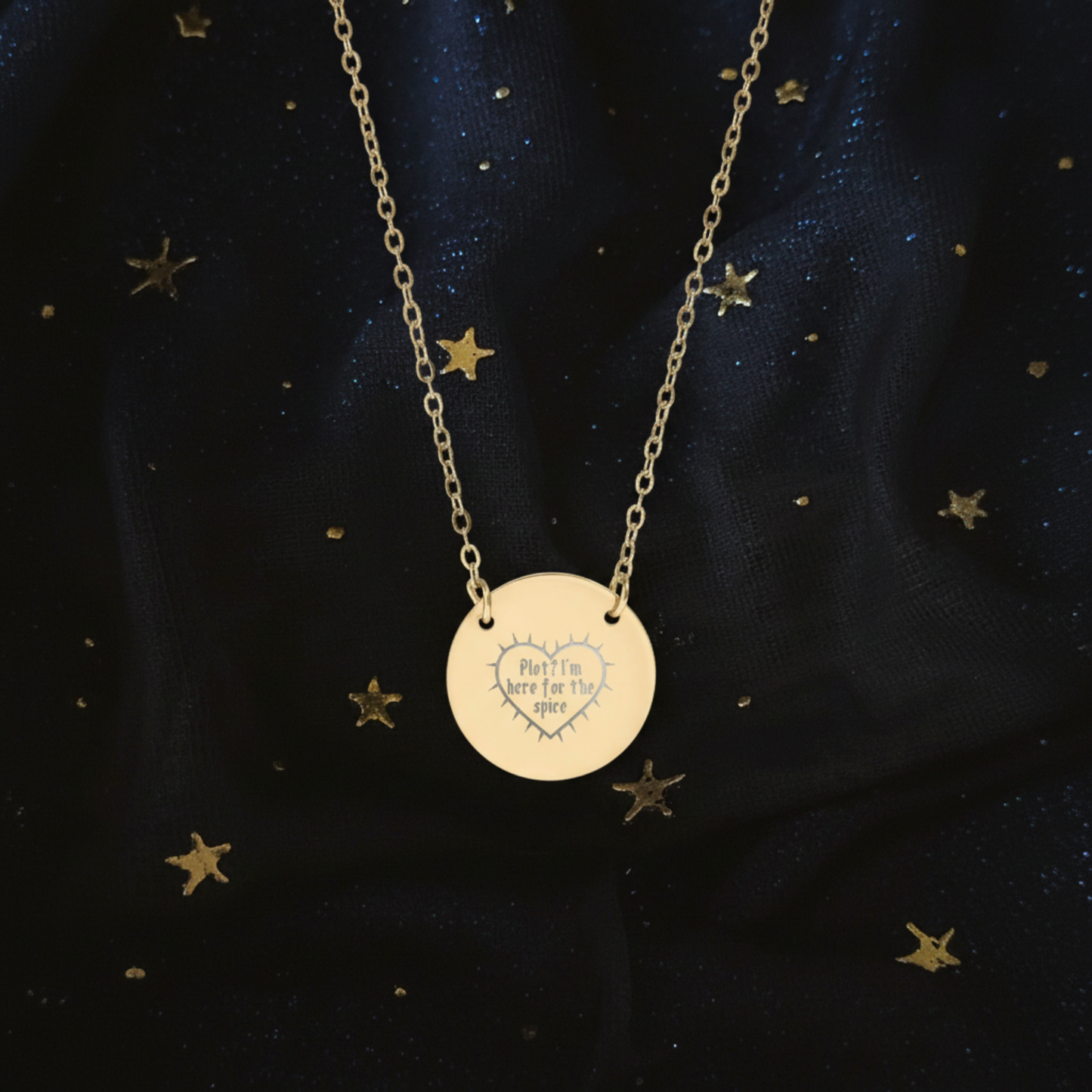 Plot? Spice. Circle Necklace