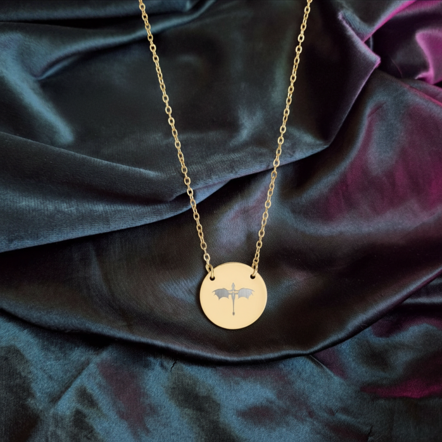 Tairn and Andarna Circle Necklace