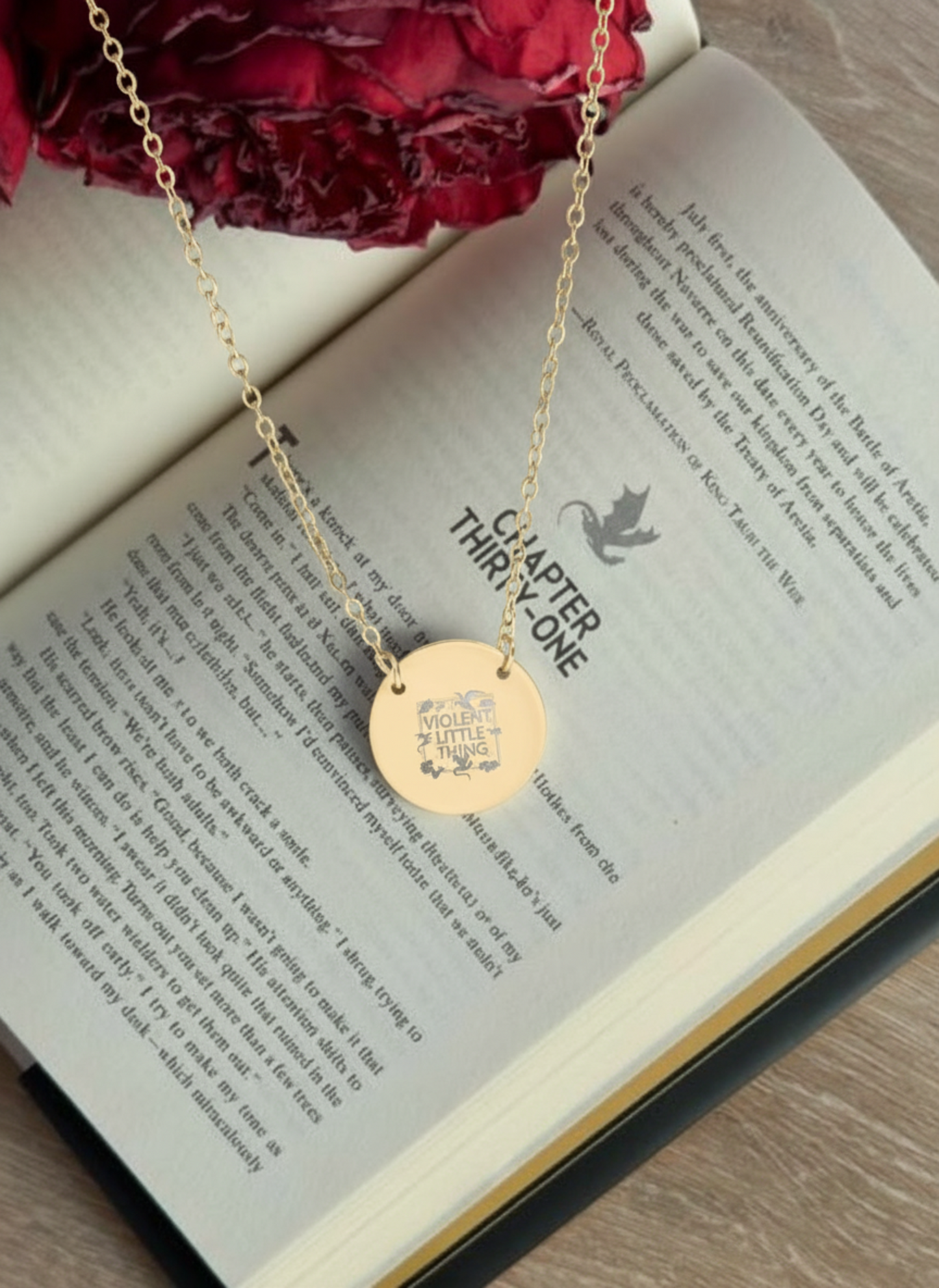 Violent Little Thing Circle Necklace