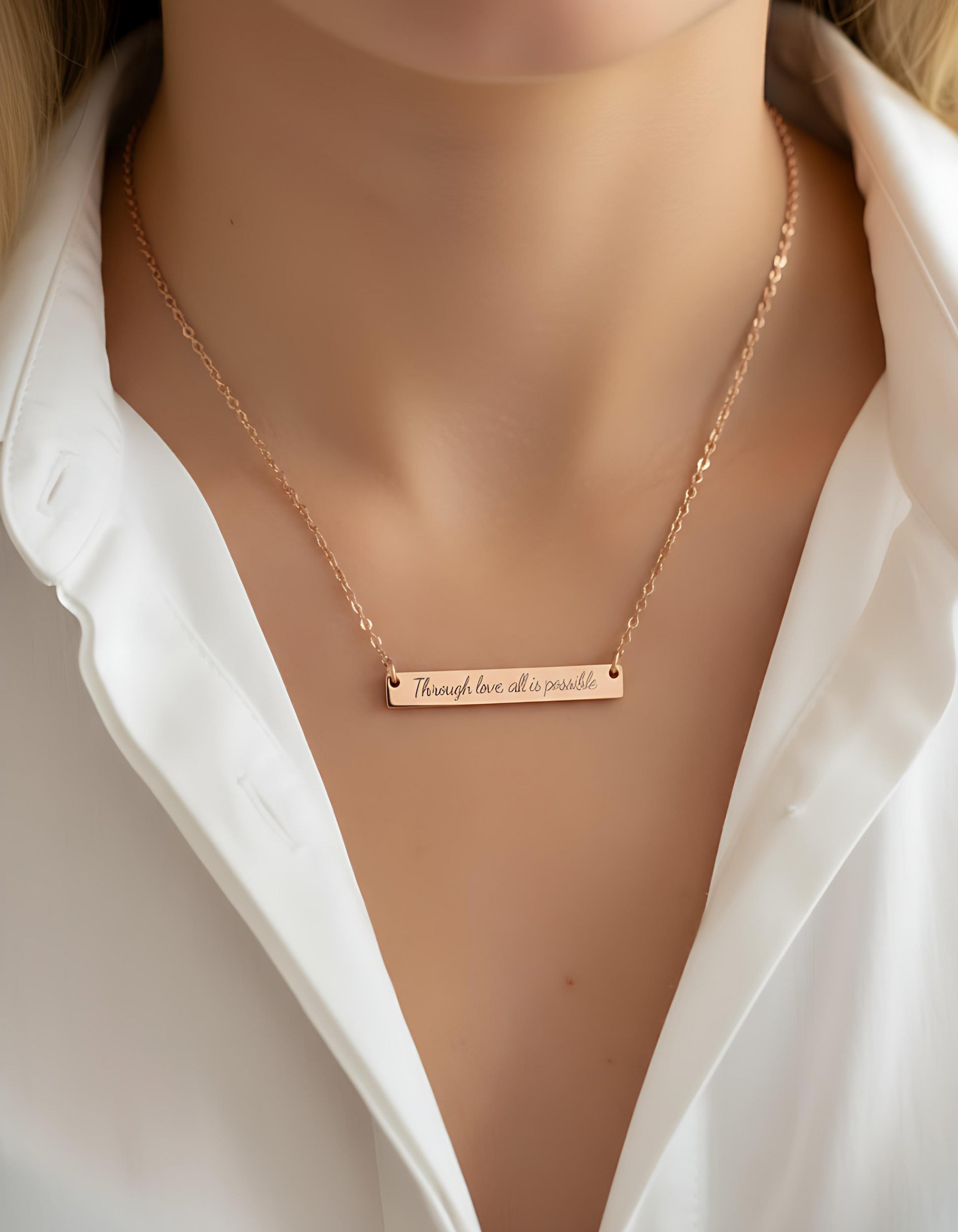 Through Love All Is Possible Necklace - MagicMerchEmporium