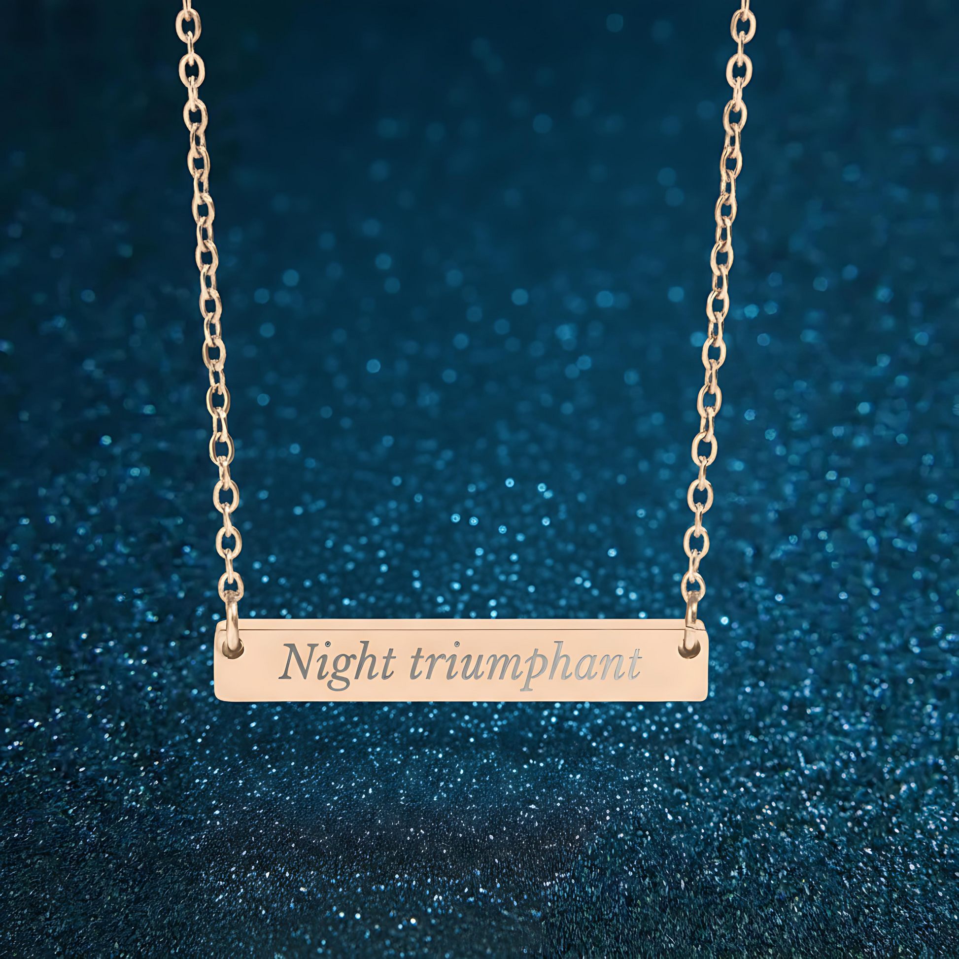 Night Triumphant Necklace - MagicMerchEmporium