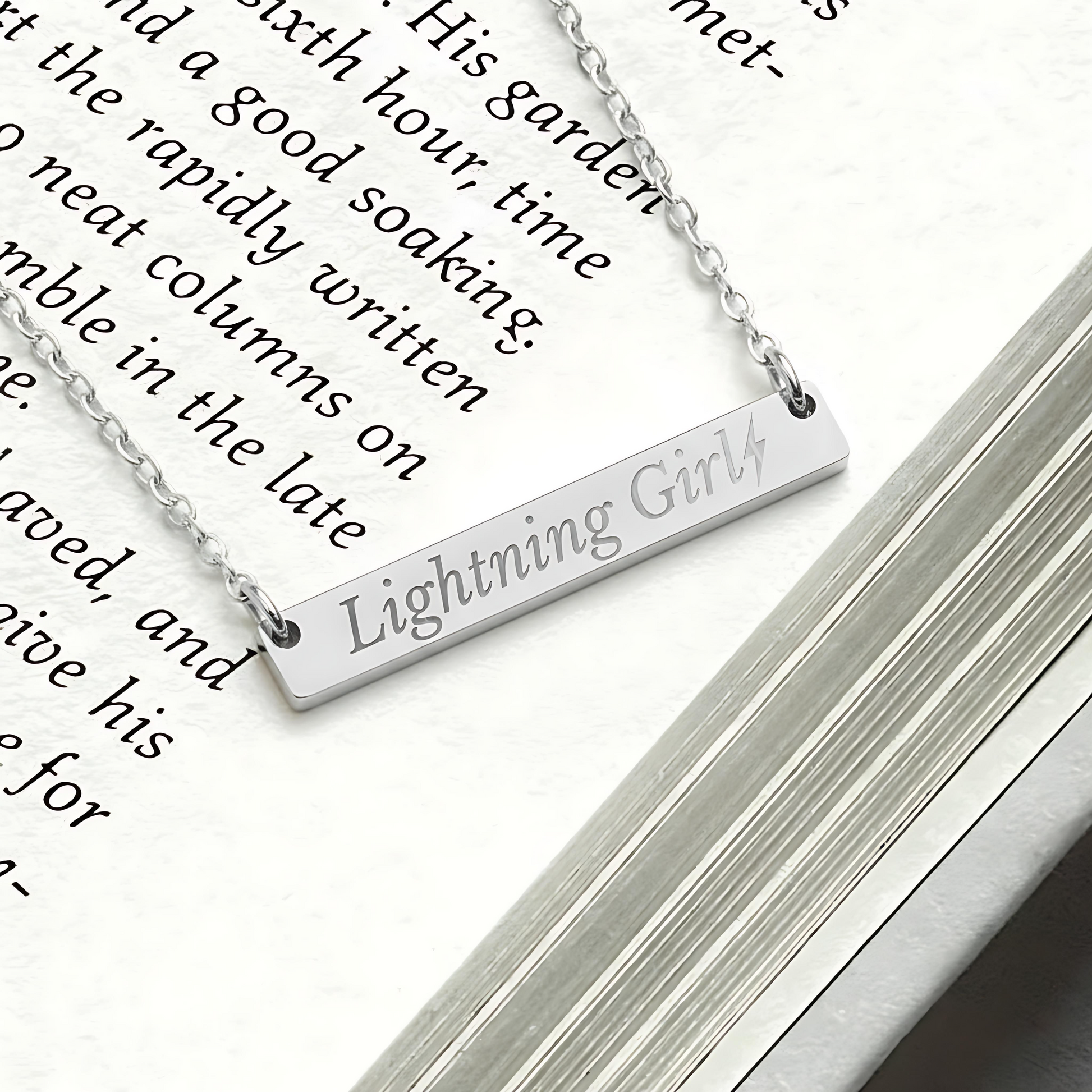 Lightning Girl Necklace - MagicMerchEmporium