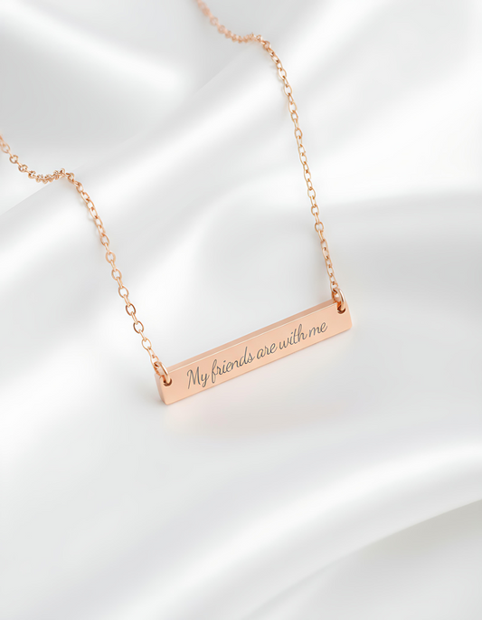 My Friends Are With Me Necklace - MagicMerchEmporium