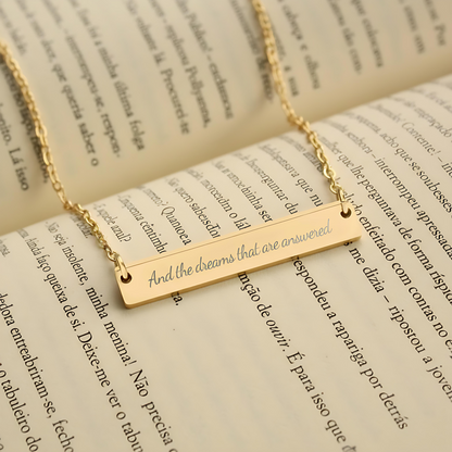 And the Dreams That Are Answered Necklace - MagicMerchEmporium