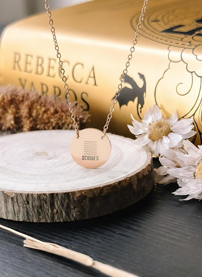 Scribes Circle Necklace - MagicMerchEmporium