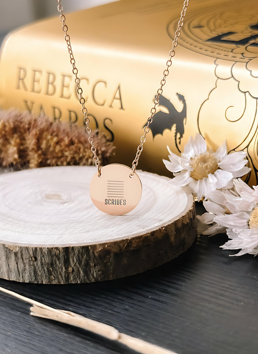 Scribes Circle Necklace - MagicMerchEmporium