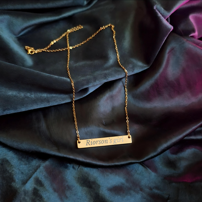 Riorson's Girl Necklace - MagicMerchEmporium
