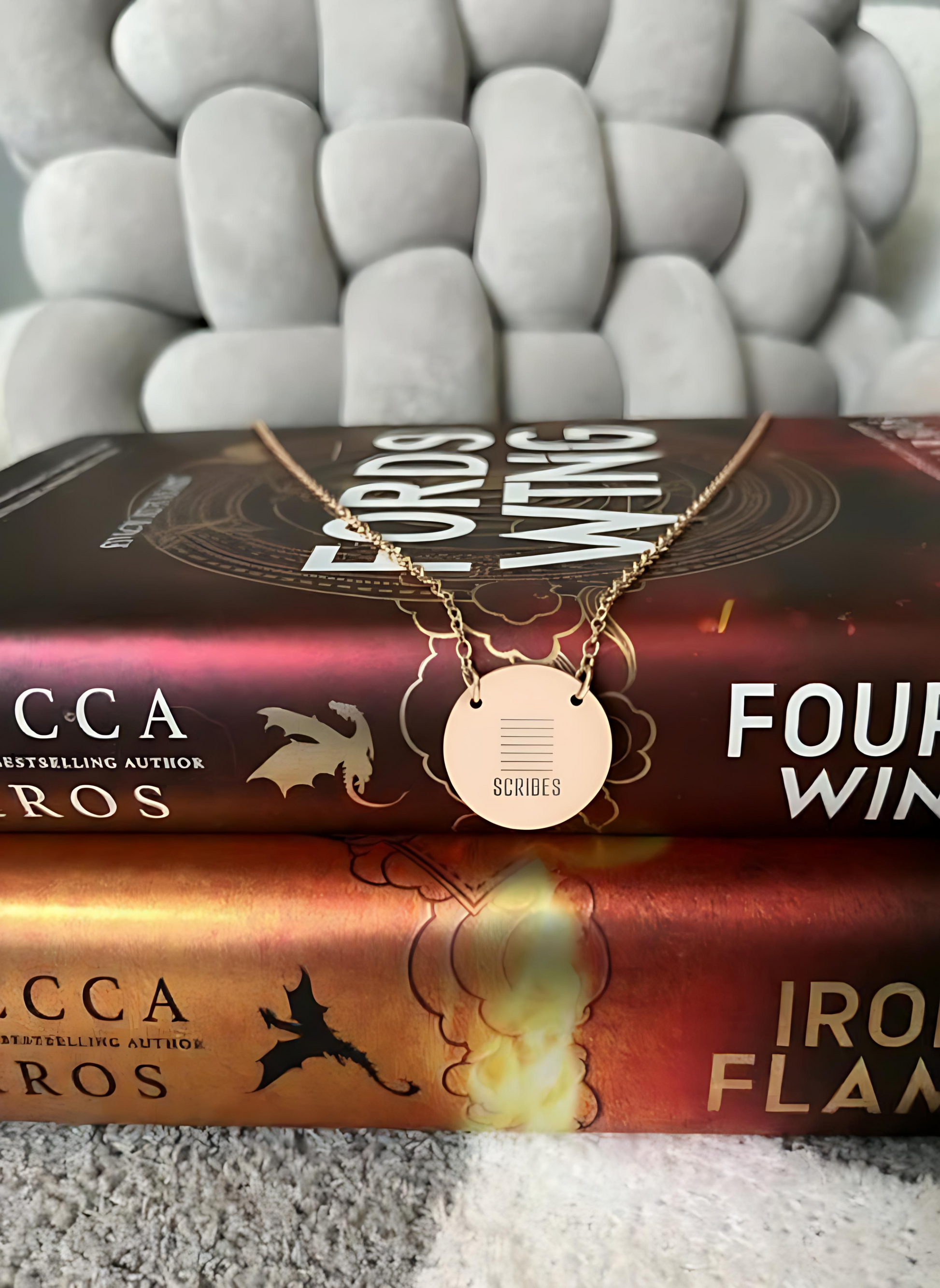 Scribes Circle Necklace - MagicMerchEmporium