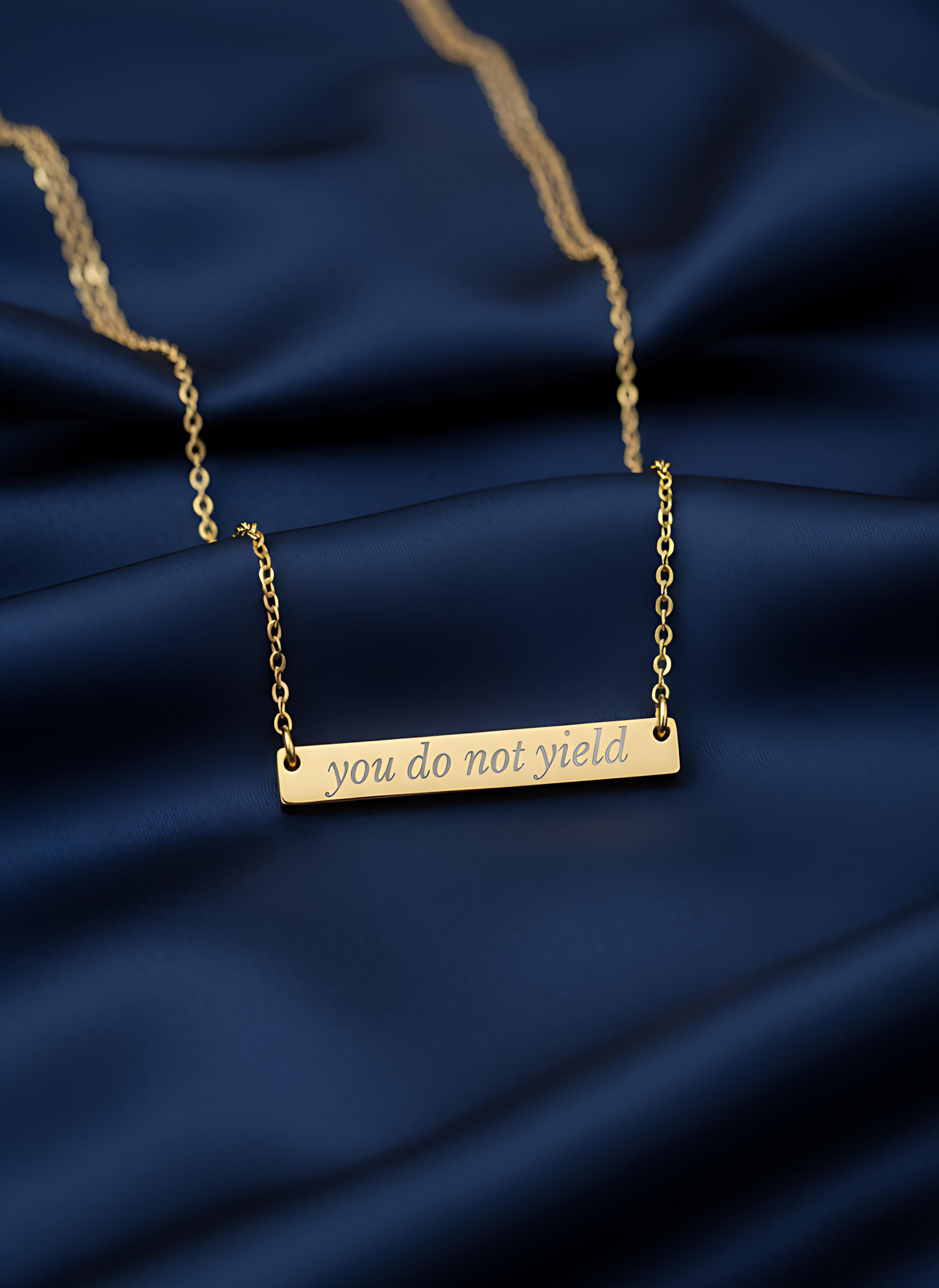 You Do Not Yield Necklace - MagicMerchEmporium