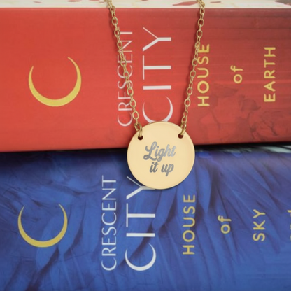 Light it up Circle Necklace