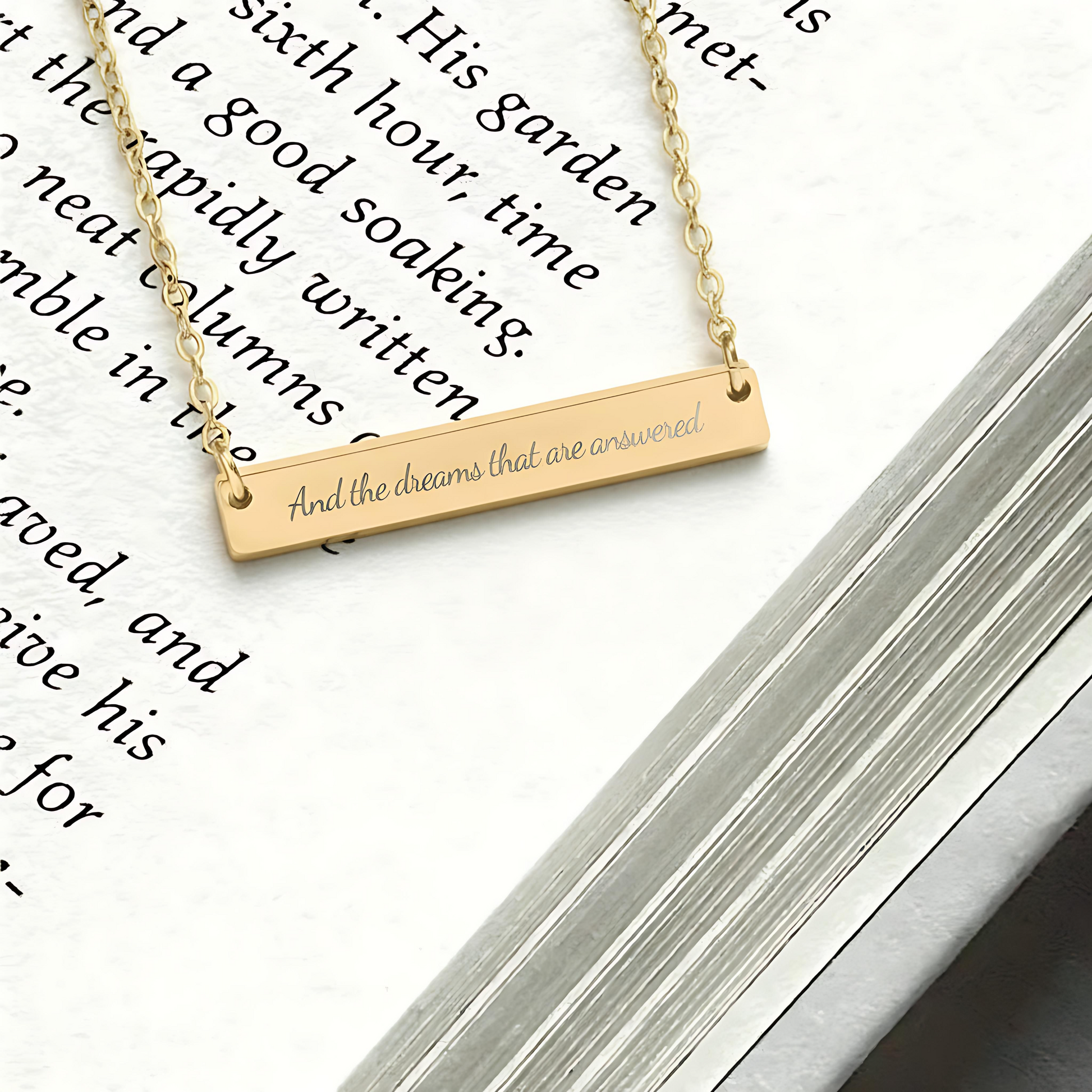 And the Dreams That Are Answered Necklace - MagicMerchEmporium