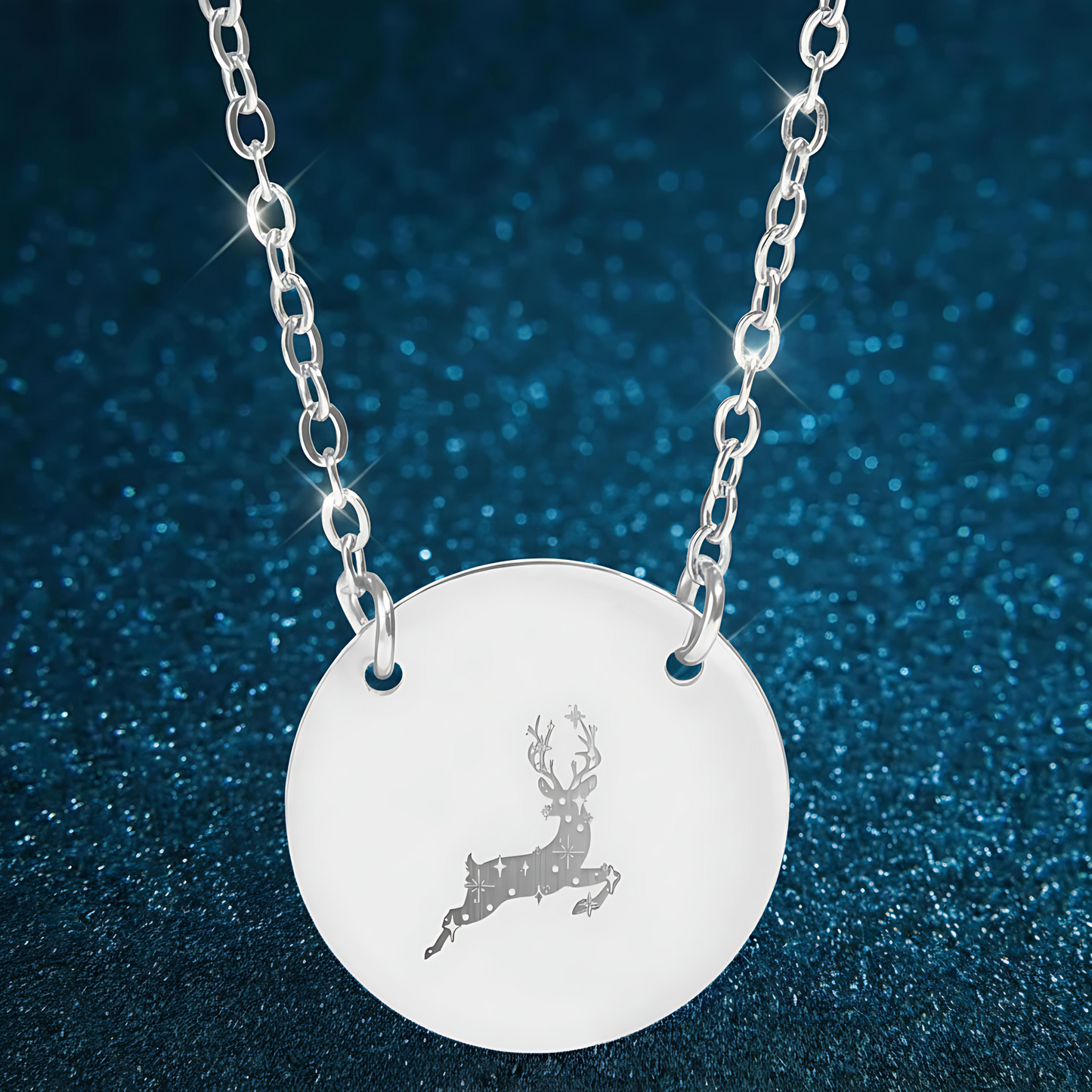 Terrasen Stag Circle Necklace