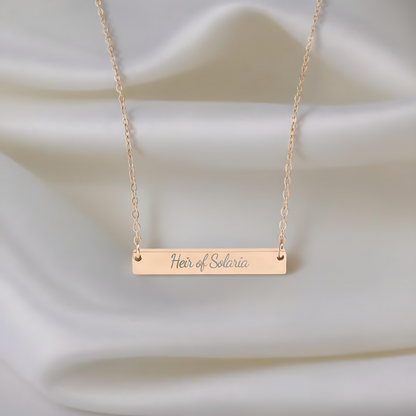 Heir of Solaria Necklace - MagicMerchEmporium