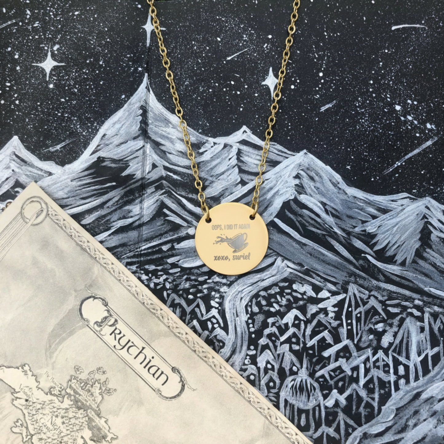 Oops I Did It Again Circle Necklace