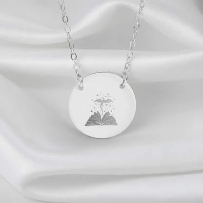 Dragon Tale Circle Necklace