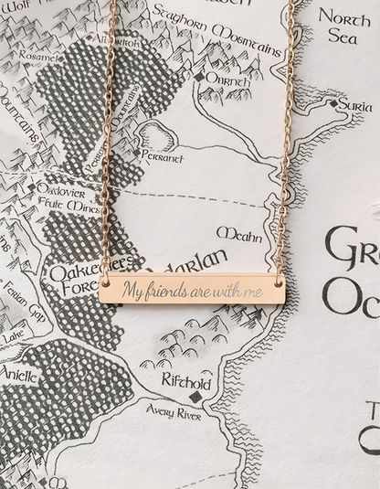 My Friends Are With Me Necklace - MagicMerchEmporium