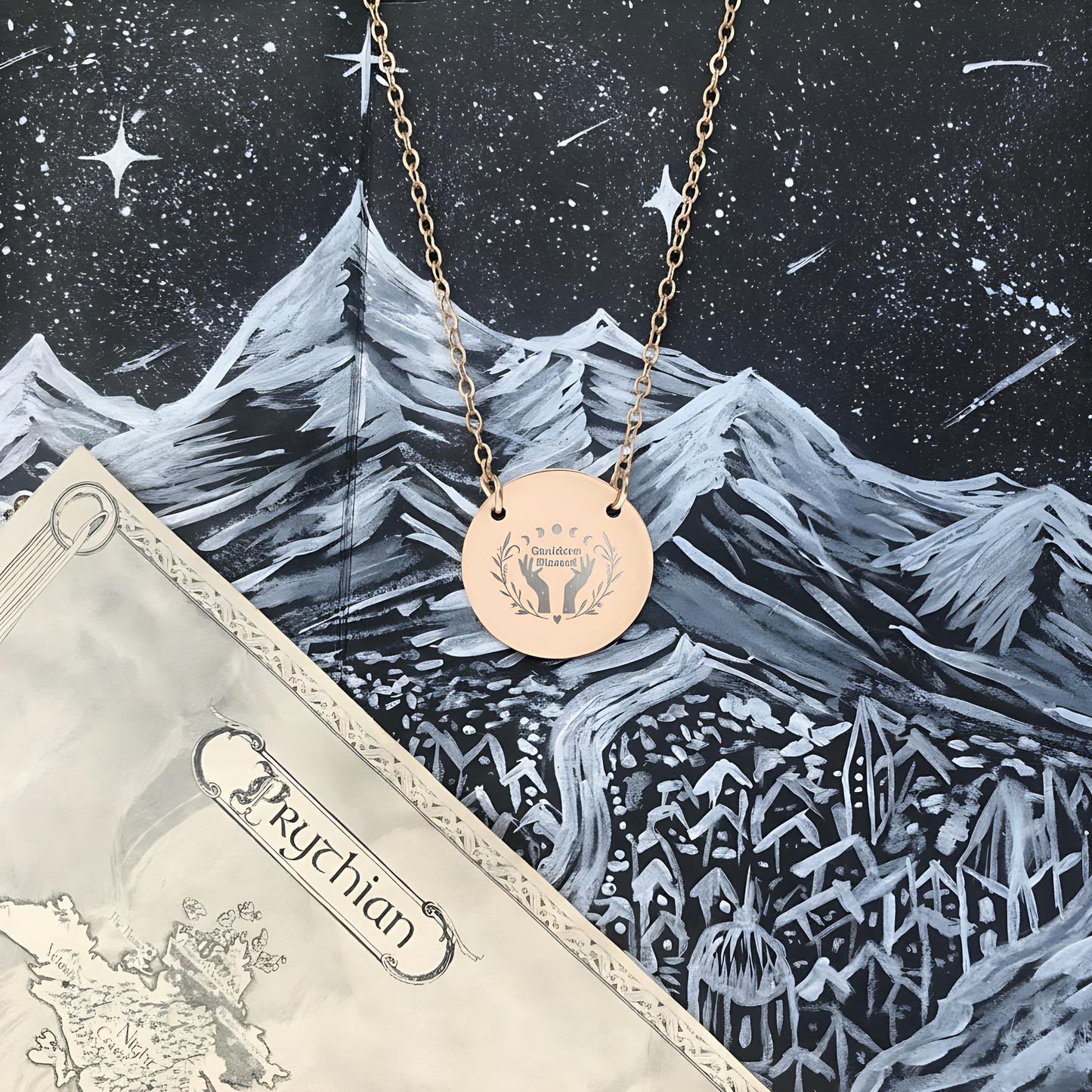 Cauldron Blessed Circle Necklace - MagicMerchEmporium