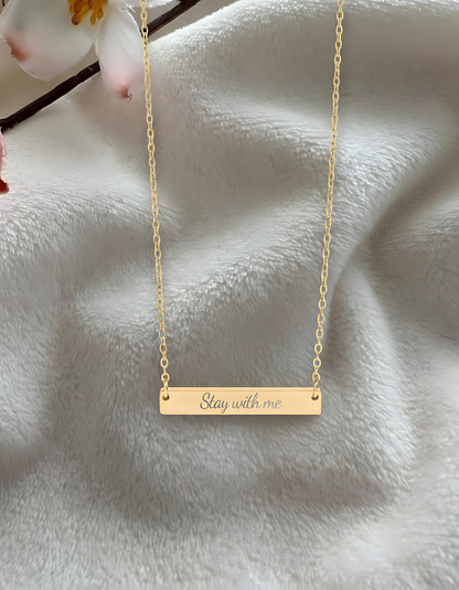 Stay with Me Necklace - MagicMerchEmporium