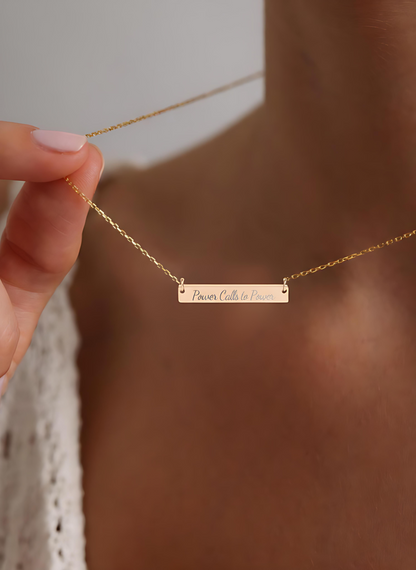 Power Calls to Power Necklace - MagicMerchEmporium