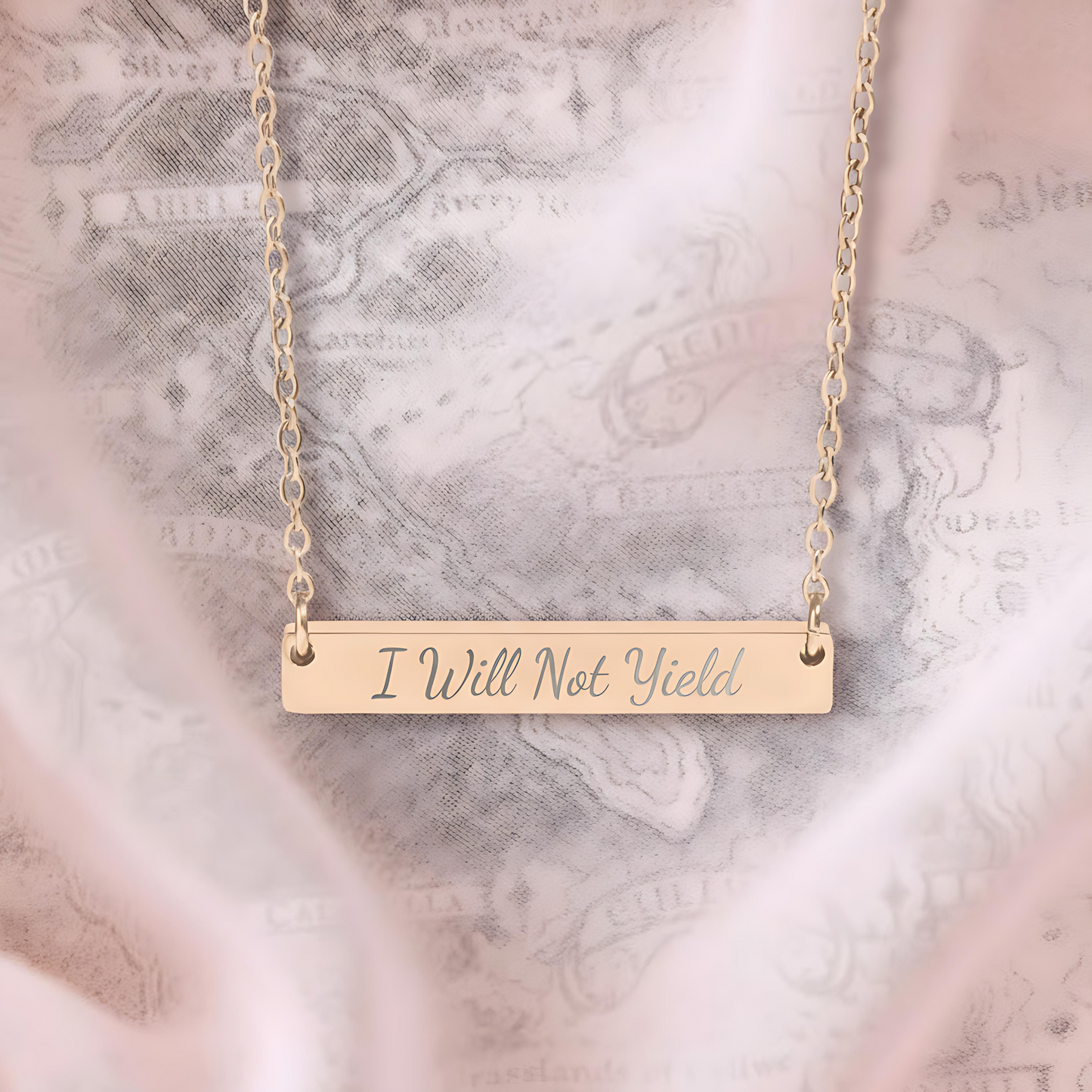 I Will Not Yield Necklace - MagicMerchEmporium
