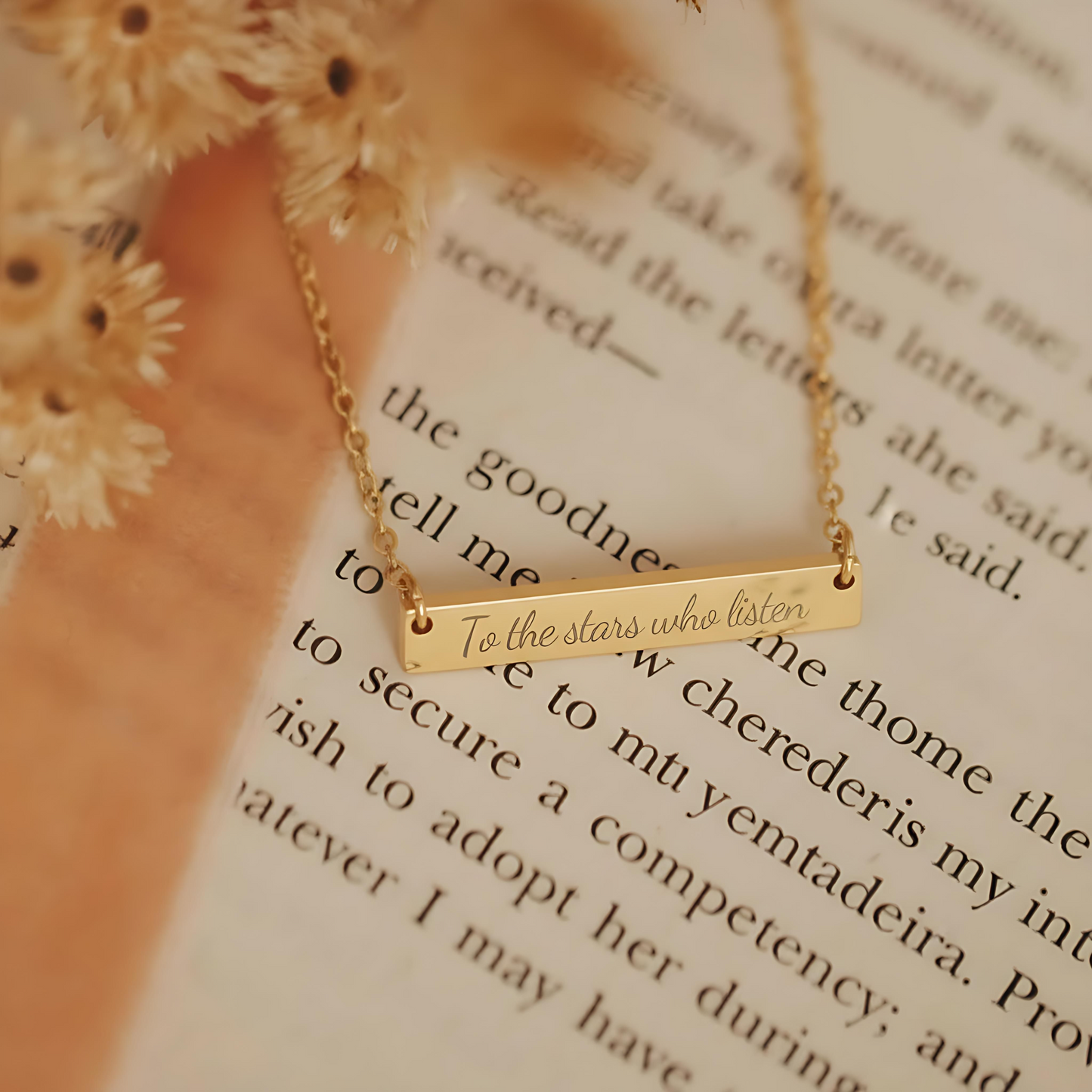 To the Stars who Listen Necklace - MagicMerchEmporium