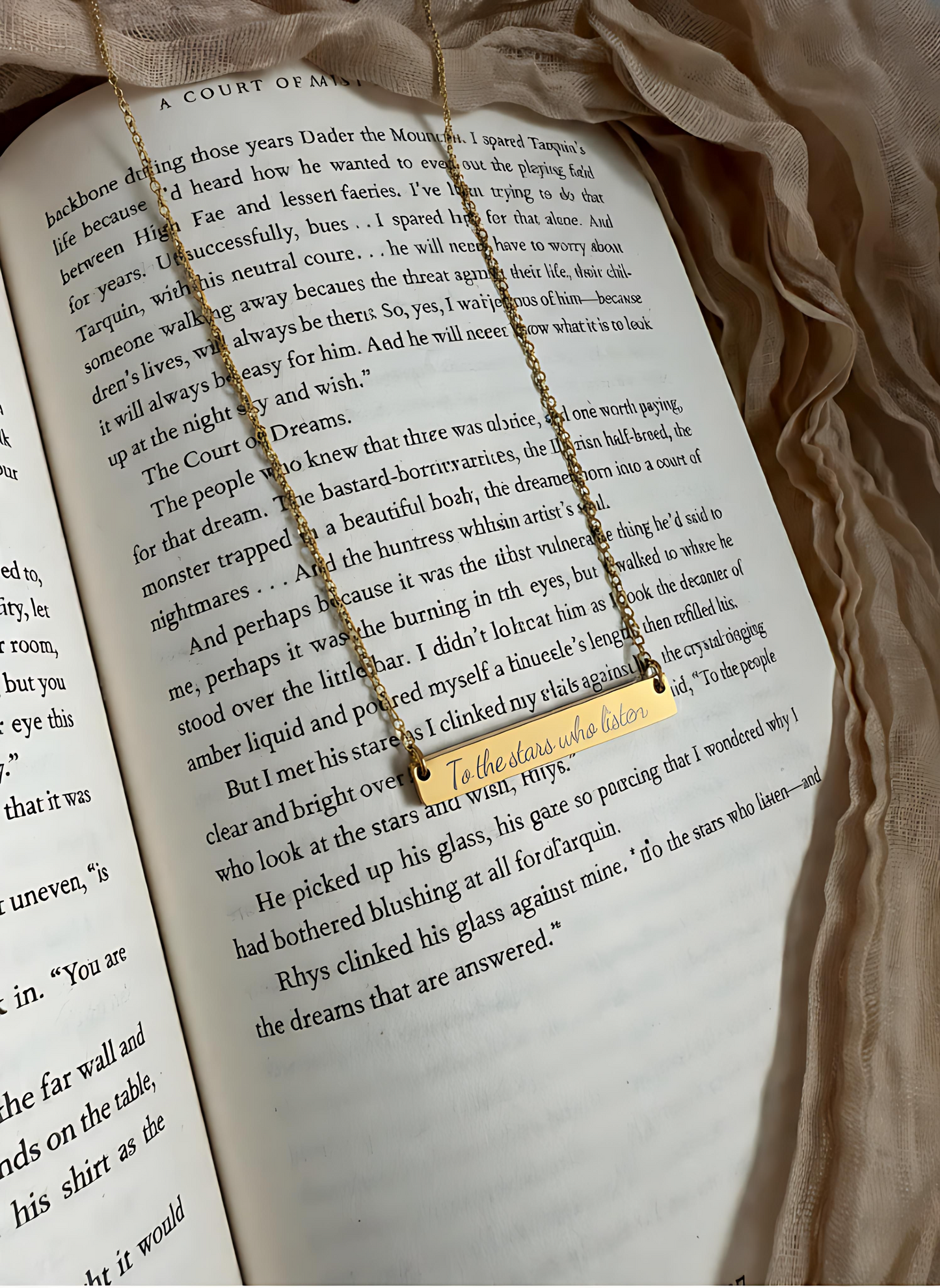 To the Stars who Listen Necklace - MagicMerchEmporium