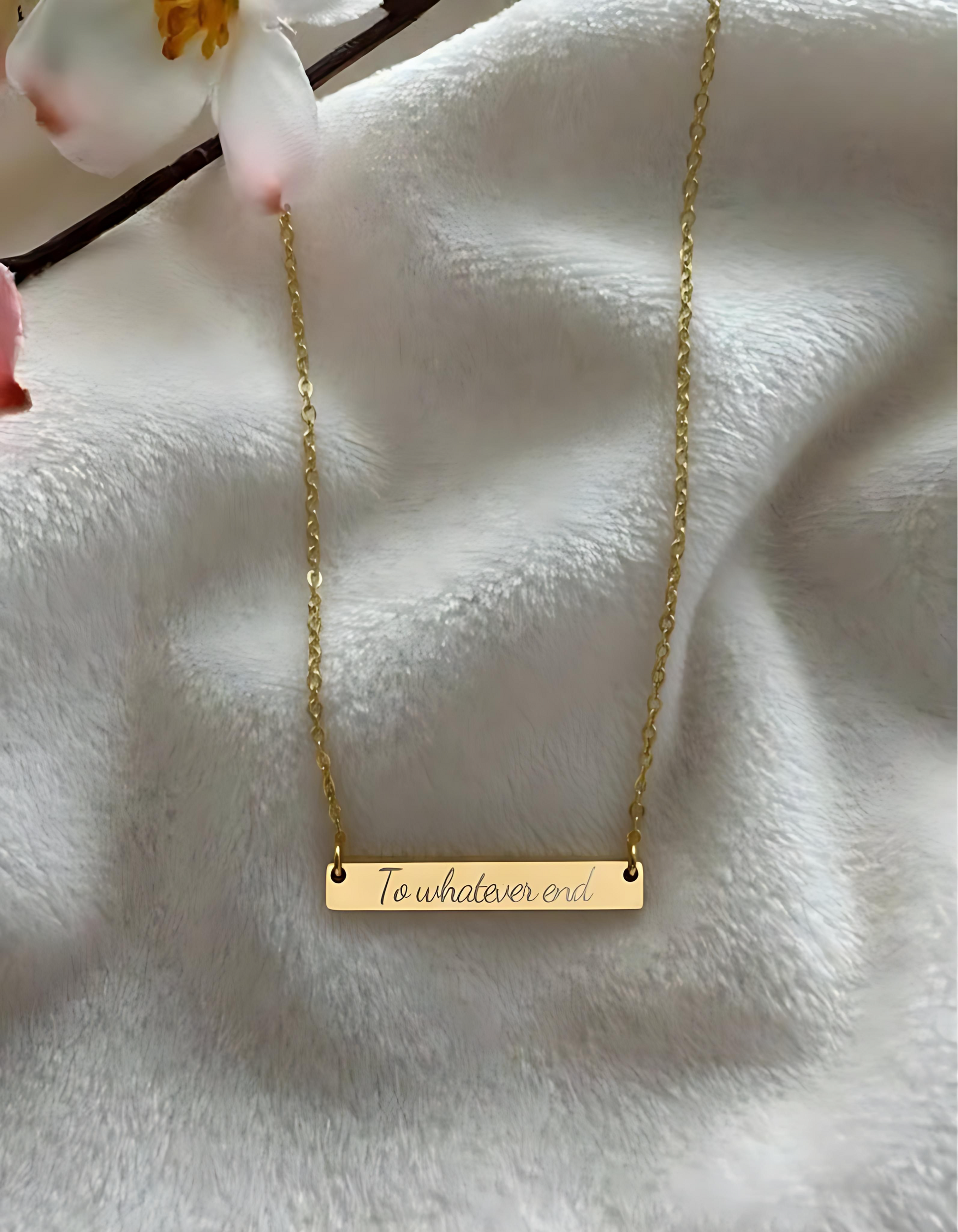 To Whatever End Necklace - MagicMerchEmporium