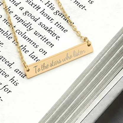 To the Stars who Listen Necklace - MagicMerchEmporium