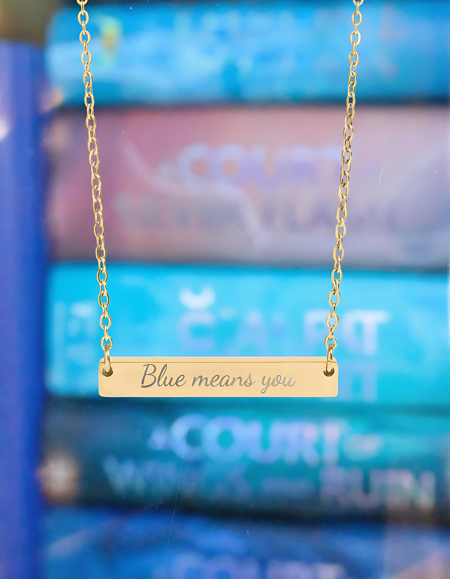 Blue Means You Necklace