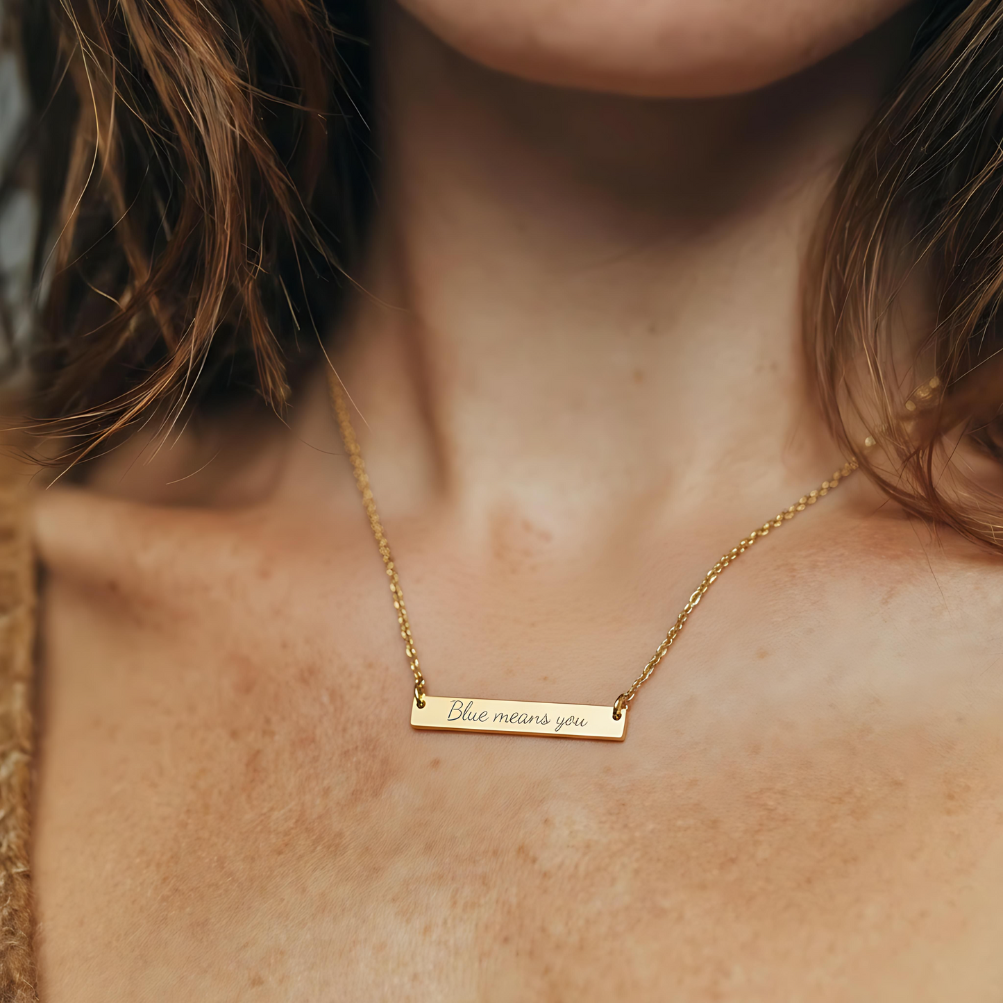 Blue Means You Necklace