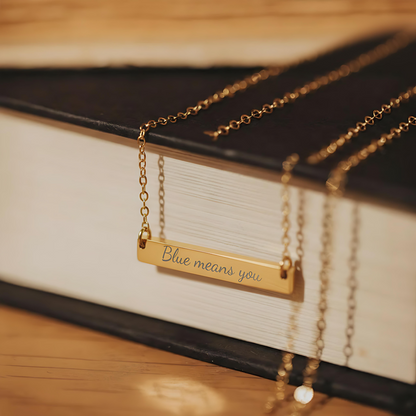 Blue Means You Necklace