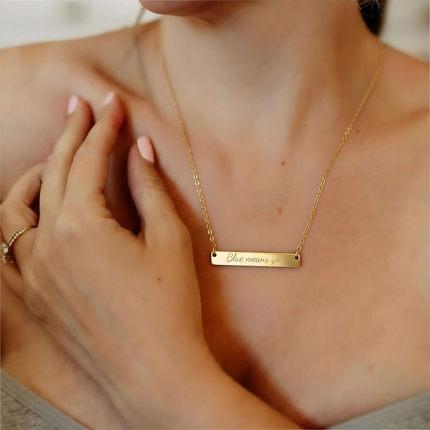 Blue Means You Necklace