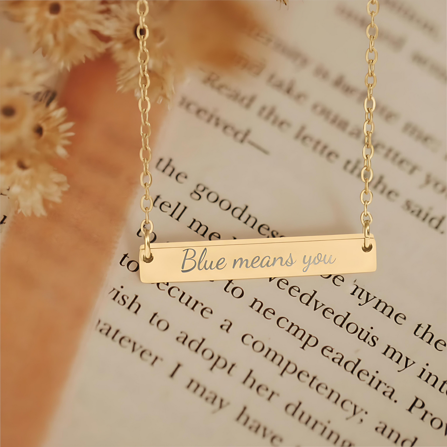 Blue Means You Necklace