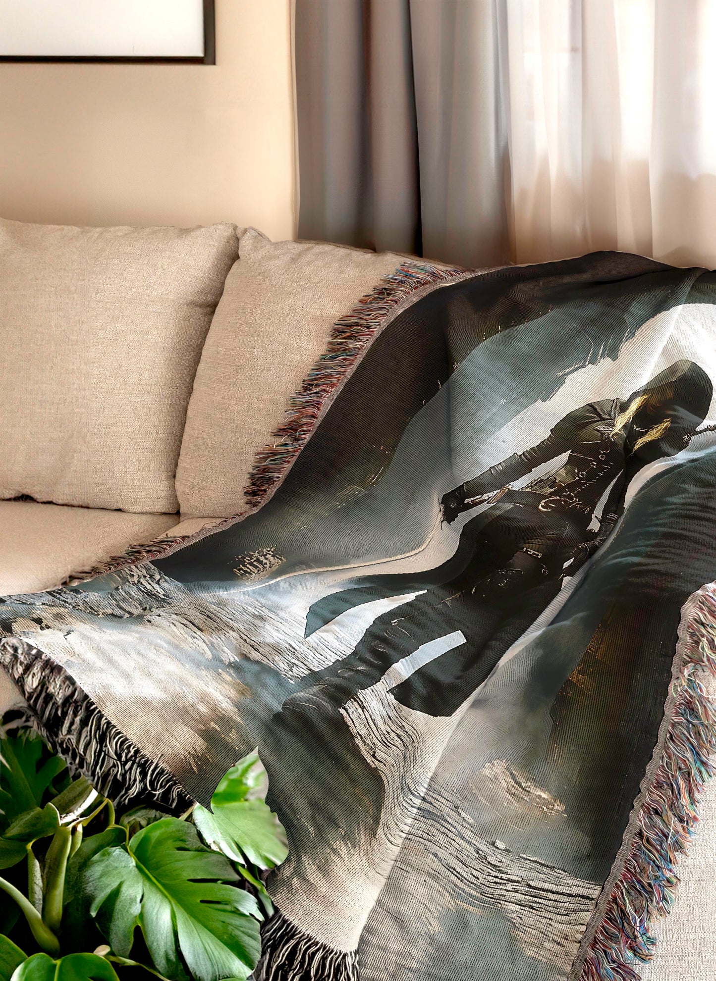 ⚔️ Aelin Galathynius Woven Tapestry Blanket | Throne of Glass & Fantasy Merch 🐉