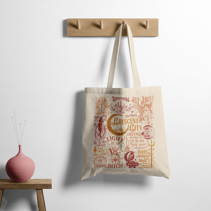 “Light It Up” Crescent City Tote Bag - MagicMerchEmporium