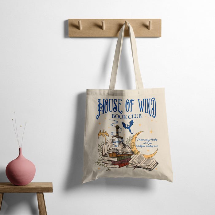 House of Wind Book Club Tote Bag
