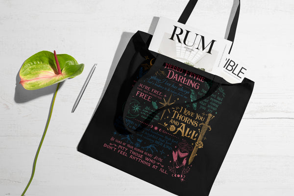 ACOTAR Quote Tote Bag