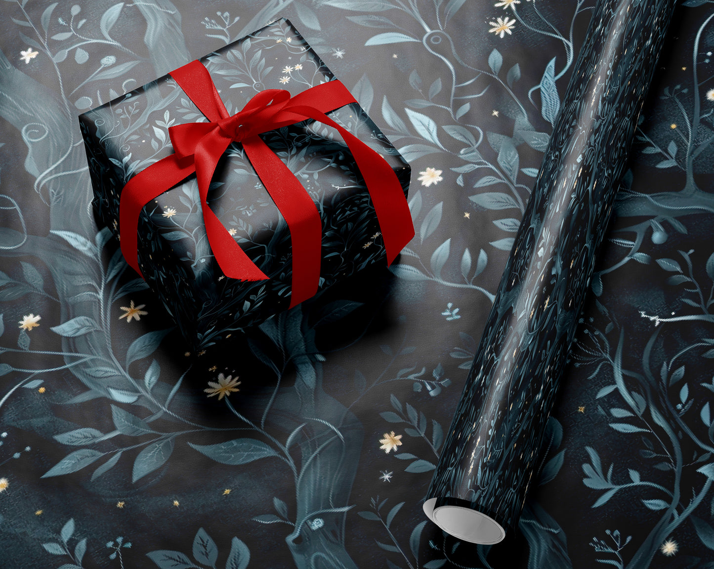 Twilight Botanical Wrapping Paper