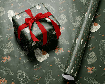 Aelin’s Terrasen crest Wrapping Paper - MagicMerchEmporium