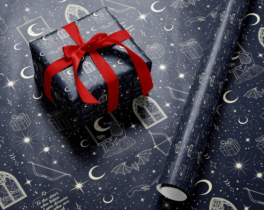 To the Stars Who Listen Wrapping Paper - MagicMerchEmporium