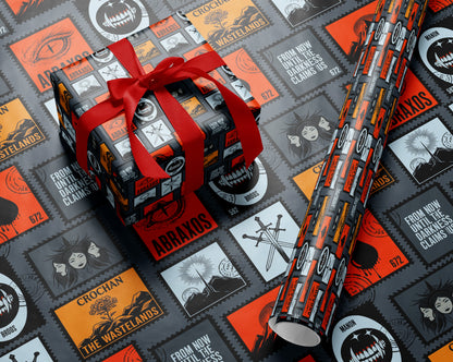 The Wastelands and Abraxos Wrapping Paper - MagicMerchEmporium