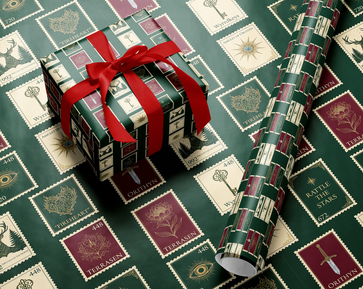 Terrasen holiday gift Wrapping Paper - MagicMerchEmporium