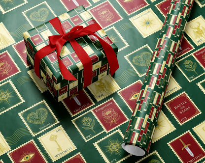 Terrasen & Amulet of Orynth Wrapping Paper - MagicMerchEmporium