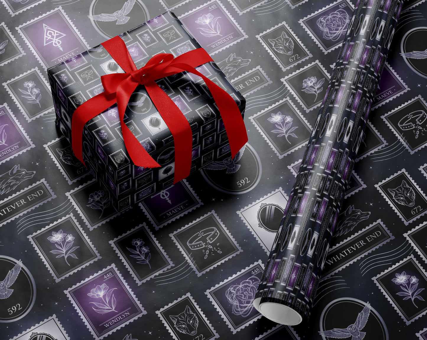Dark Throne of Glass Wrapping Paper - MagicMerchEmporium