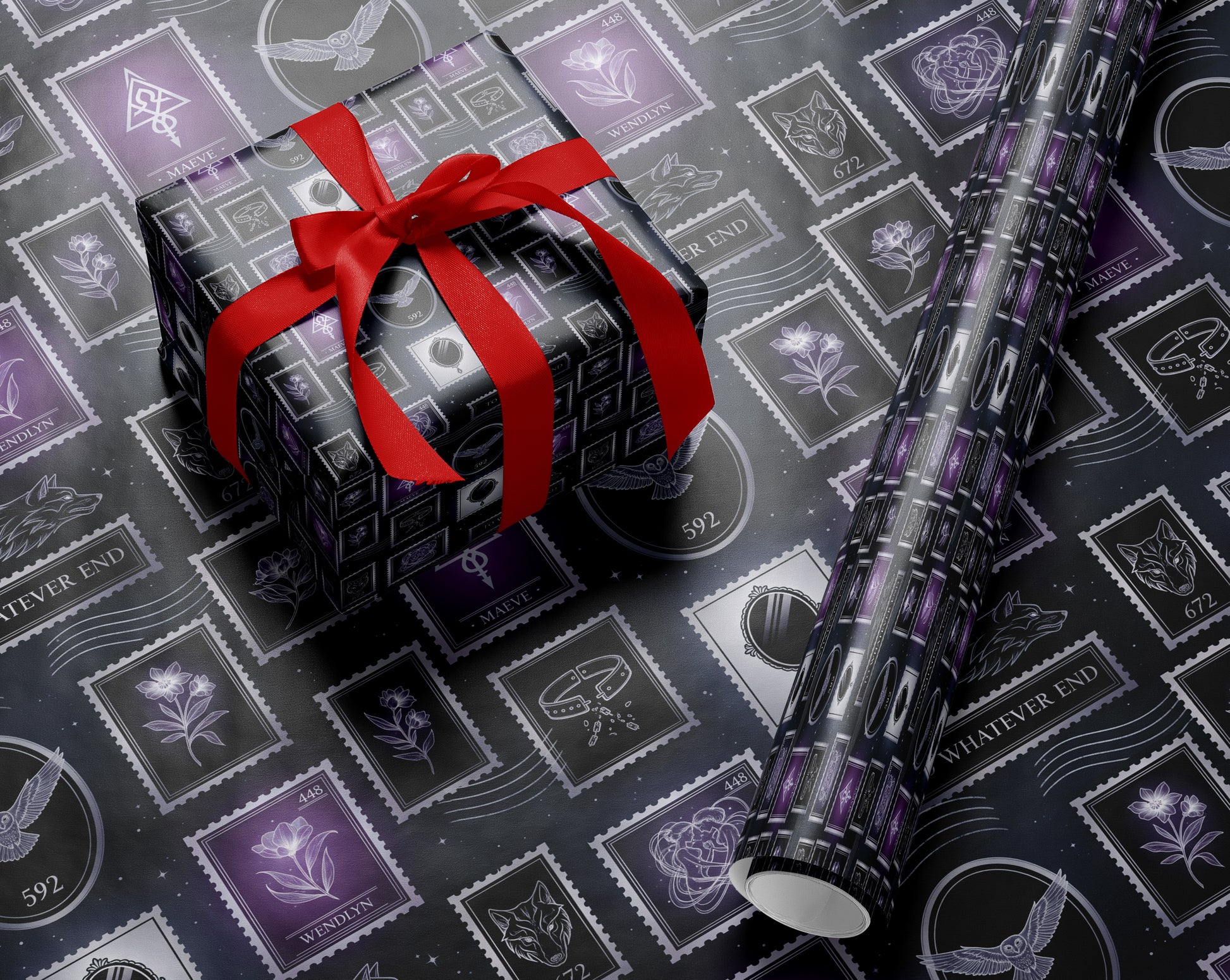 Dark Throne of Glass Wrapping Paper - MagicMerchEmporium