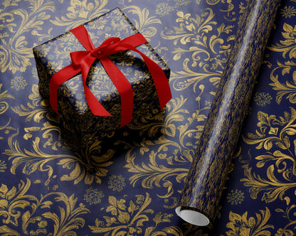 Luxury Baroque Ornament Wrapping Paper