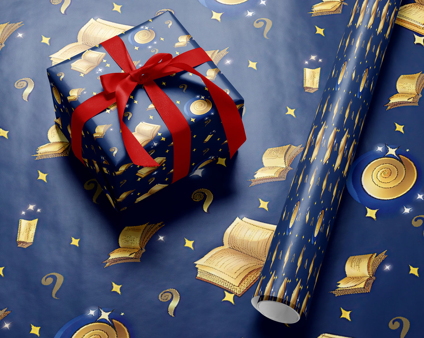 Magic Books Wrapping Paper