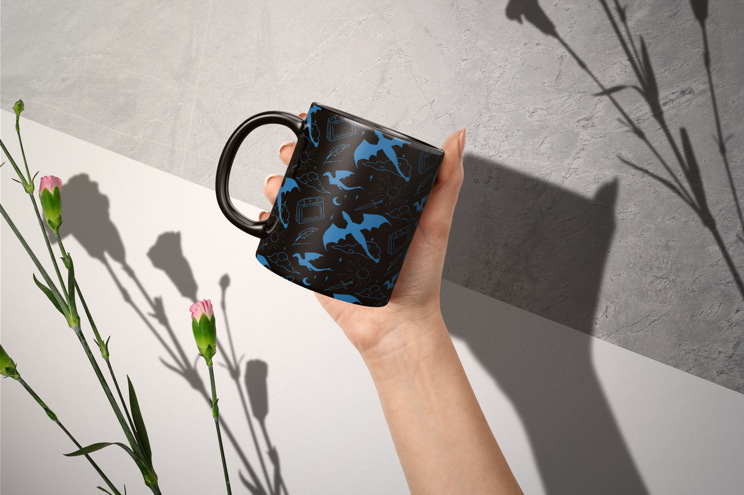 💙 "Fourth Wing Dragon Mug – Unleash the Magic in Every Sip!" 🐉✨