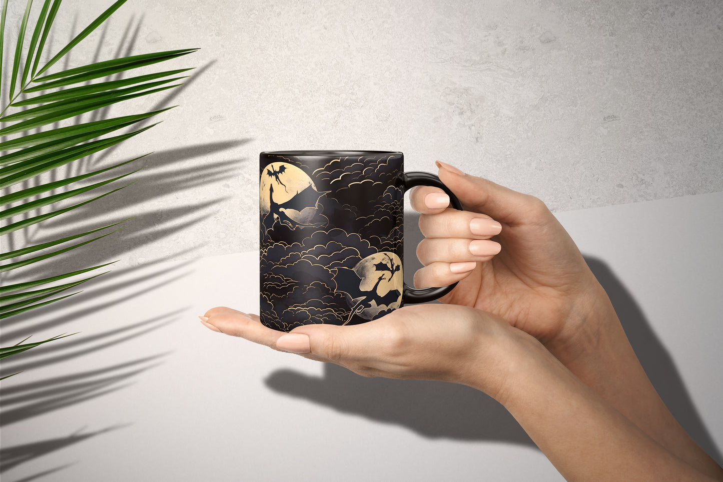 🌕 "Moonlit Dragon – Romantasy Mug" 🐉✨