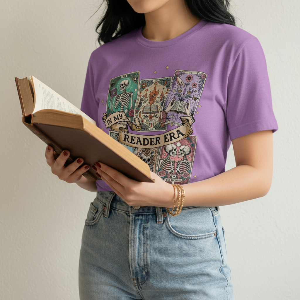 Halloween Tarot Book Club Tee